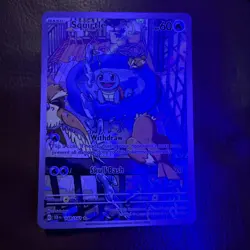 Pokemon TCG Squirtle Stellar Crown Illustration Card 148/142 - Image 3
