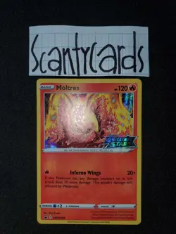NM pokemon sword and shield black star promo holo moltres SWSH185 brilliant star - Image 1