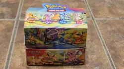 Pokemon TCG Prismatic Evolutions Mini Tin Display Box w/ 8 Tins & Coins NO PACKS - Image 4