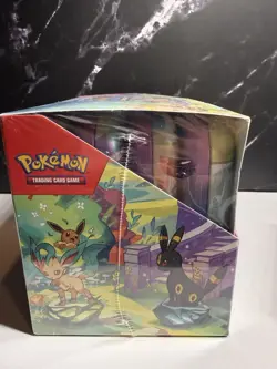 Pokemon TCG Prismatic Evolutions Sealed Mini Tin Display Case - Brand New - Image 2