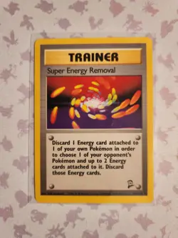 Super Energy Removal 108/130 Rare Base Set 2 Pokemon TCG - Image 1