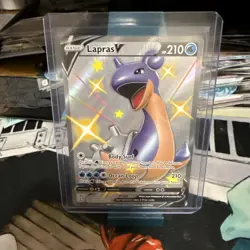 Pokemon TCG Lapras V SV110/SV122 Shining Fates: Shiny Vault Holo - Image 1