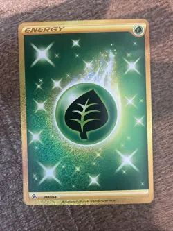 2023 Pokemon TCG:Grass Energy Gold Secret Rare 283/264 Fusion Strike NM Freeship - Image 1