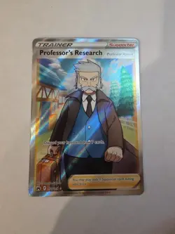 Professor's Research 150/159 Pokemon TCG Crown Zenith Full Art NM - Image 1