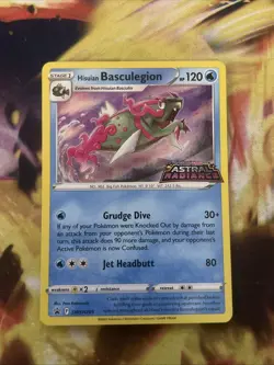 Hisuian Basculegion SWSH205 Prerelease Holo Pokemon Black Star Promo - Image 1