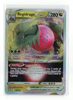 REGIDRAGO VSTAR 136/195 SILVER TEMPEST POKEMON TCG NM - Image 1