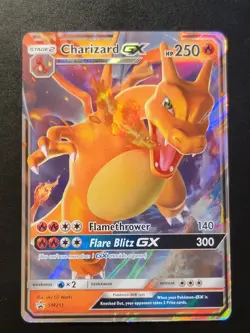 Pokemon TCG Hidden Fates - Charizard - SM211 - Full Art Tin PROMO - NM/M - Image 1