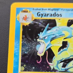 1999 Pokemon Gyarados Base Set 2 Holo Rare 7/130 - Image 5