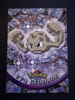 Geodude #74 - Blue Logo - Non-Holo - SERIES 1 - TOPPS POKEMON CARD - HP - Image 1