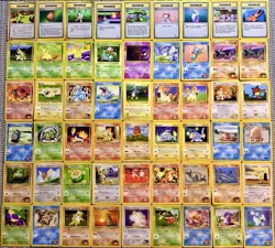 VTG Pokemon [54] Cards-ALL UNIQUE-Many Sets-OG SHADOWLESS/Gym Heroes + (Pokemon) - Image 1