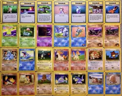 VTG Pokemon [54] Cards-ALL UNIQUE-Many Sets-OG SHADOWLESS/Gym Heroes + (Pokemon) - Image 2