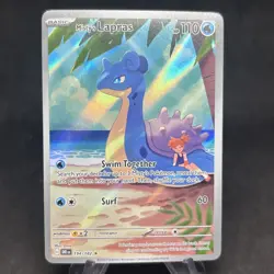 Misty's Lapras 194/182 Illustration Rare SV10: Destined Rivals Pokemon TCG NM - Image 1