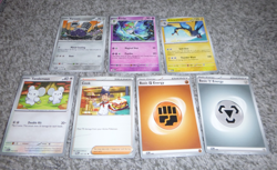 Lot of 4 Sealed Packs Pokemon Trading Card Game Match Battle w/ 26 Extra Cards - Image 4