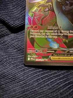 Pokemon TCG Mega-Charizard-EX Evolutions Holo Full Art Ultra Rare - Image 4