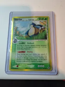 Snorlax (Delta Species) 10/101 pokemon cards TCG Dragon Frontiers Holo - Image 1