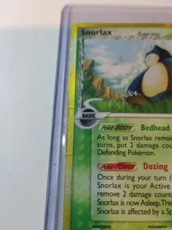 Snorlax (Delta Species) 10/101 pokemon cards TCG Dragon Frontiers Holo - Image 2