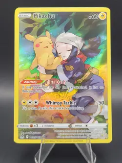 Pokemon TCG Pikachu TG05/TG30 Trainer Gallery Full Art Lost Origin, NM - Image 1