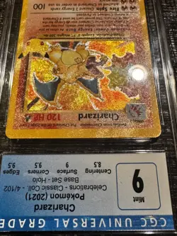 Charizard Pokemon Celebrations Classic Coll. 4/102 Base Set -Holo CGC 9 Mint - Image 5