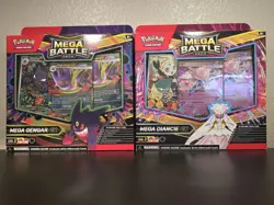 Lot of 2 - Pokemon Mega Gengar + Mega Diancie Ex Mega Battle Deck (Sealed) - Image 1