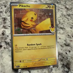 🔥 Pokemon TCG Pikachu 051 /162 Stamped 2026 Pokemon Day Promo 🔥 - Image 2