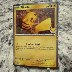 🔥 Pokemon TCG Pikachu 051 /162 Stamped 2026 Pokemon Day Promo 🔥 - Image 3