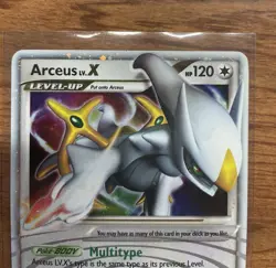 Arceus LV.X Ultra Rare Holo Arceus 94/99 Pokemon TCG 2009 Legendary Card - Image 2