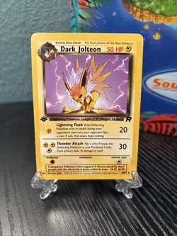 Dark Jolteon 38/82 Pokemon TCG 1st Edition Team Rocket NM Vintage 2000 Card - Image 1