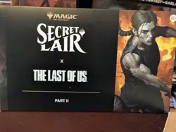 Magic MTG Secret Lair Playstation The Last of Us Part 2 Non-Foil Sealed - Image 1