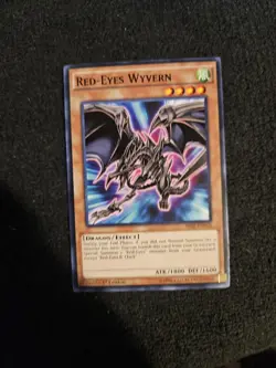YUGIOH Common Red-Eyes Wyvern SR02-EN010 1st Edition - Image 1
