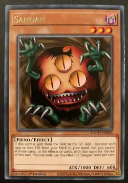 Sangan - TOCH-EN026 - Rare - 1st Edition - Yugioh TCG - Image 1