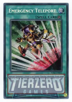 Yugioh RA02-EN053 - Emergency Teleport - Secret Rare - Image 1