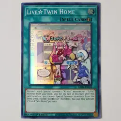 Live Twin Home - GEIM-EN018 - NM/VLP - Super Rare - 1st ed - Yugioh - Image 1