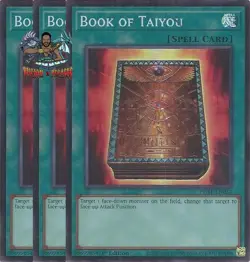 Yugioh! 3x Book of Taiyou PHRE-EN052 Super Rare 1st Ed NM - Image 1