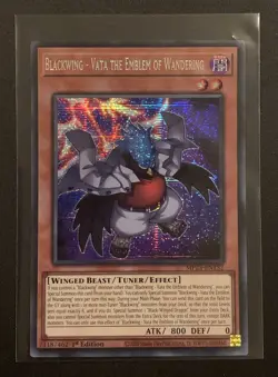 Blackwing - Vata the Emblem of Wandering MP23-EN152 Prismatic Secret Rare YuGiOh - Image 1
