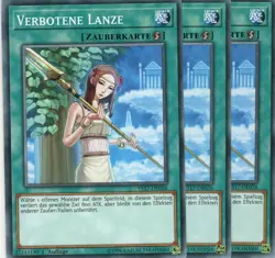 yugioh 3x Verbotene Lanze YS17-DE026 COMMON 1Auflage Deutsch - Image 1