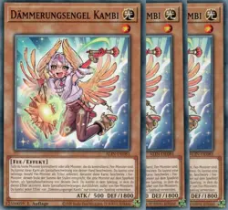 yugioh 3x Dammerungsengel Kambi ALIN-DE081 Common 1Auflage Deutsch - Image 1
