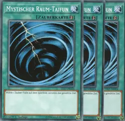yugioh 3x Mystischer Raum-Taifun YS17-DE024 COMMON 1Auflage Deutsch - Image 1