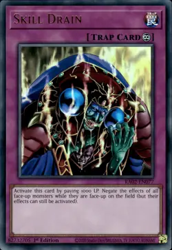 Skill Drain - Ultra Rare 1st Edition RA02-EN077 - NM - YuGiOh - Image 1