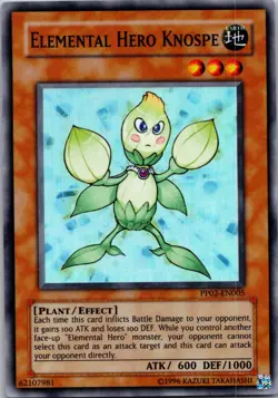 Yugioh Elemental Hero Knospe PP02-EN005 Super Rare NM - Image 1
