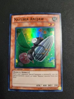 Naturia Antjaw HA02-EN039 Super Rare 1st Edition - Image 1