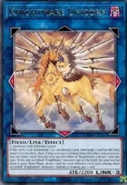 Knightmare Unicorn - GEIM-EN050 - Rare - 1st Edition - Yugioh - Image 1