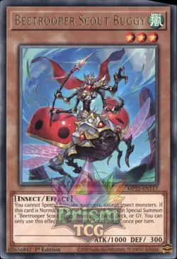 1st ed Beetrooper Scout Buggy rare MP22-EN117 Yugioh - Image 1