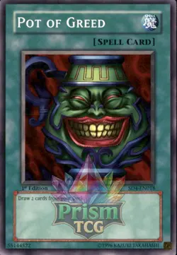 1st Ed Pot of Greed SD4-EN018 Yugioh - Image 1