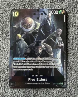 One Piece 5 Five Elders Alternate Art Carrying on His Will OP13-082 English - Image 1