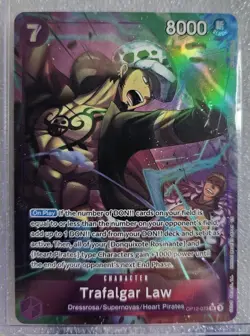 Trafalgar Law Alt Art Super Rare - Legacy of the Master #OP12-073 SR One Piece - Image 1