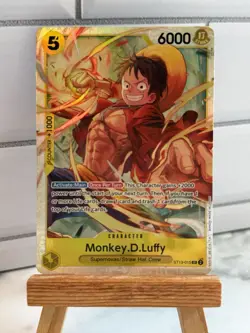 One Piece Card Game The Three Brothers ST13-015 Monkey D Luffy Foil English - Image 1
