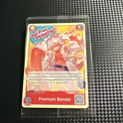 ONE PIECE CARD GAME MONKEY.D.LUFFY PREMIUM BANDAI CARD GAMES FEST 23-24 ENGLISH - Image 1
