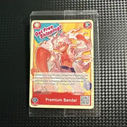 ONE PIECE CARD GAME MONKEY.D.LUFFY PREMIUM BANDAI CARD GAMES FEST 23-24 ENGLISH - Image 2