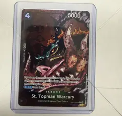 St. Topman Warcury (Alt Art) R One Piece OP13-089 Carrying On His Will - Image 1