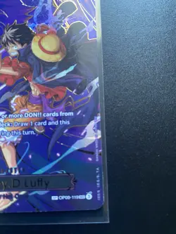Monkey.D.Luffy - OP09-119 (SP) OP09-119 Carrying On His Will Foil - Image 4